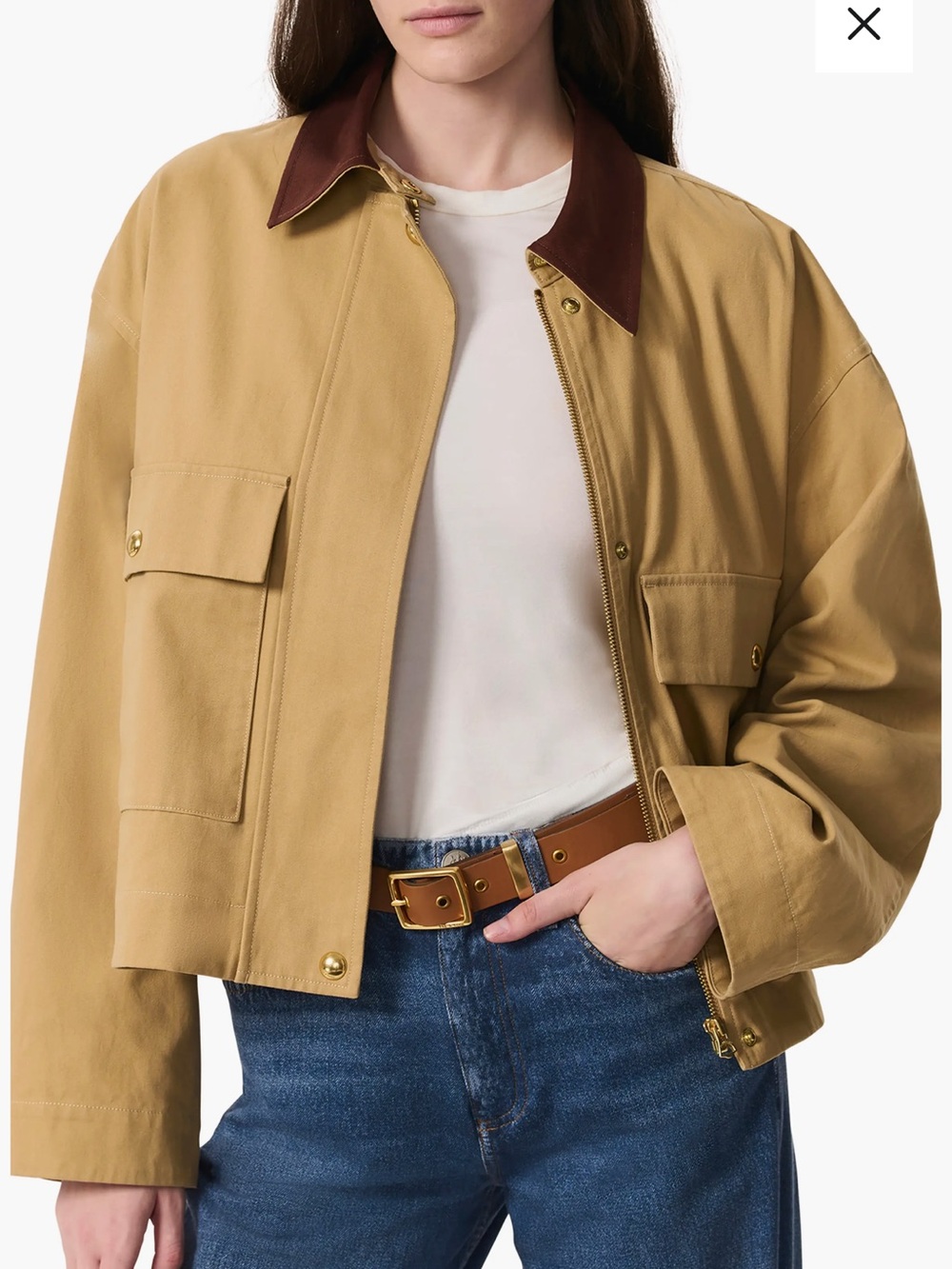 rag & bone Nonie Cotton Jacket with removable liner